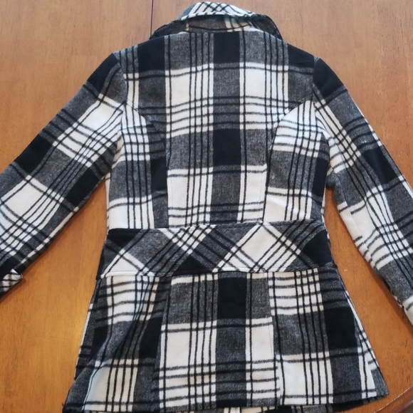 Girls flannel peacoat 10/12 - Picture 4 of 4